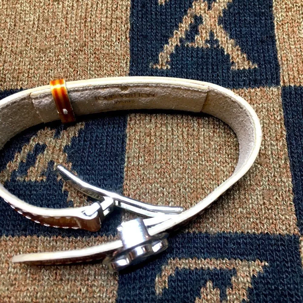 Louis Vuitton Eli Vernis Flower Wrap Bracelet burnt Orange/ brown